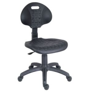 Lansing PU Leather Home And Office Chair In Black