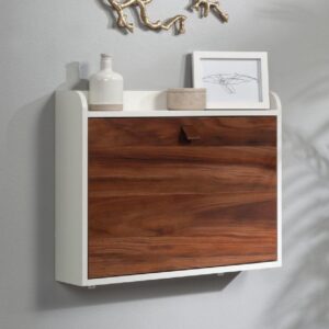 Acapulco Wooden Wall Hung Laptop Desk In Pearl Oak