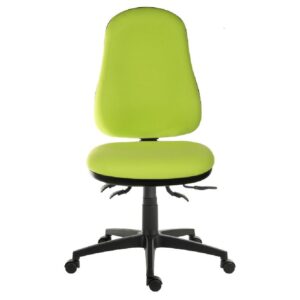 Earlville Fabric Home And Office Chair In Light Green