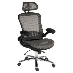 Hanover Fabric Home And Office Chair In Grey