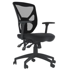 Holford Fabric Home And Office Chair In Black