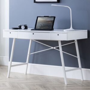 Pagan Wooden Laptop Desk In White