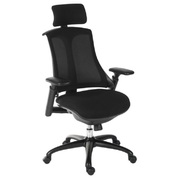 Raleigh Fabric Home And Office Chair In Black