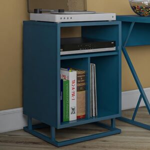 Rockingham Wooden Office Cabinet With 3 Drawers In Blue